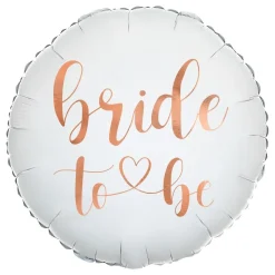 Folieballong Bride Rund Rosé
