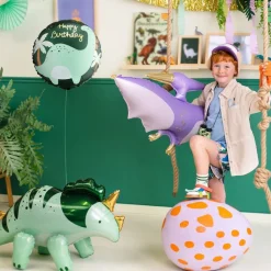Folieballong Brontosaurus Happy Birthday