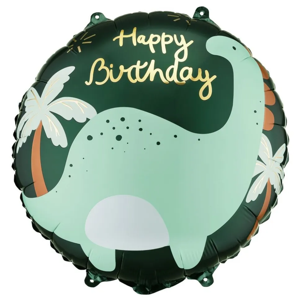 Folieballong Brontosaurus Happy Birthday