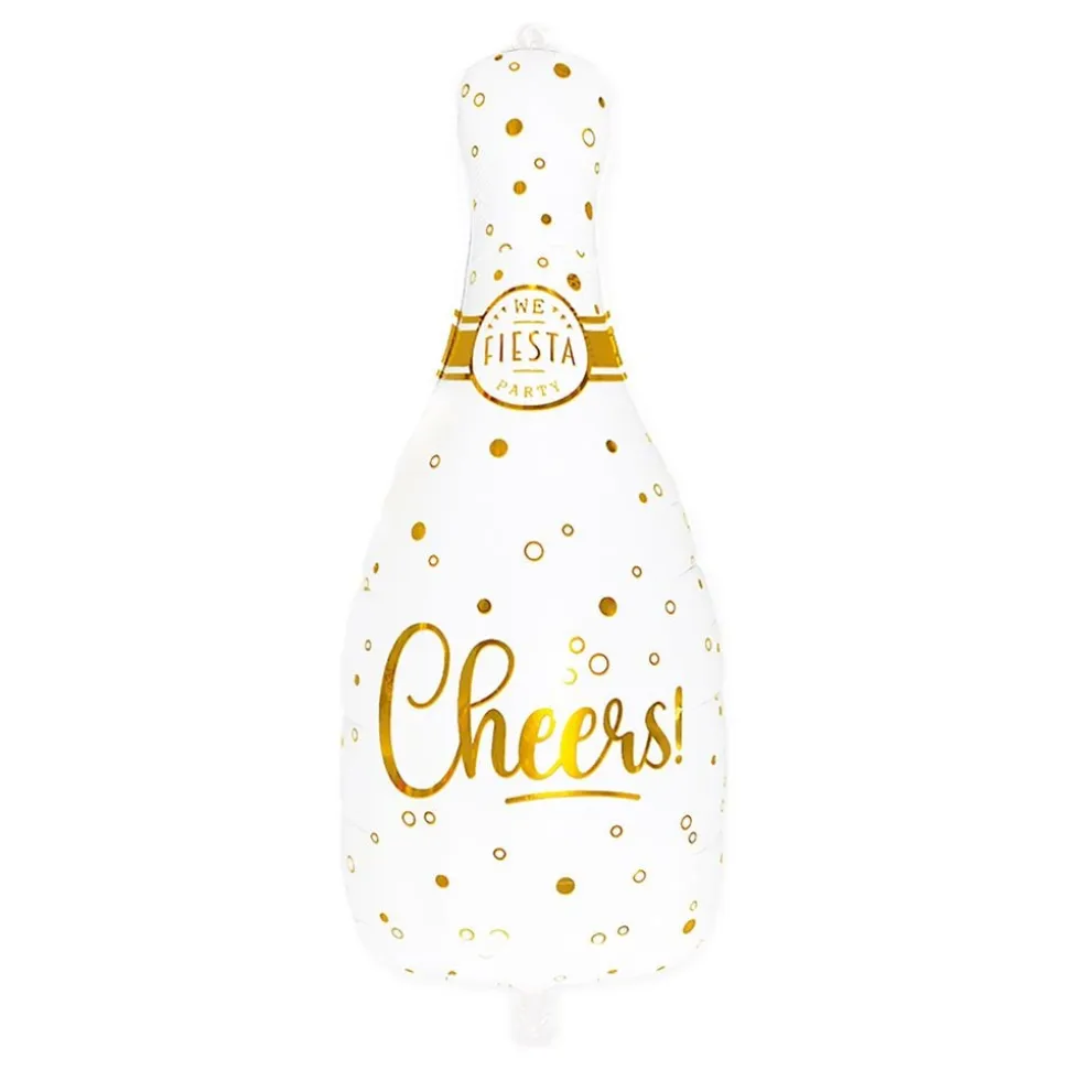 Folieballong Champagneflaske Cheers
