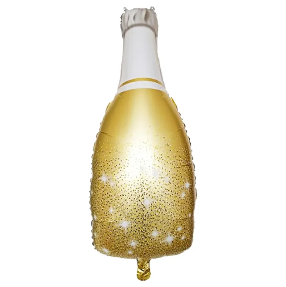 Folieballong Champagneflaske