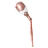 Folieballong Champagneflaske Roségull med Streamers