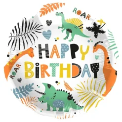 Folieballong Dino Roar Happy Birthday