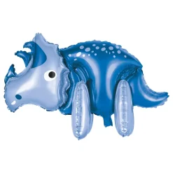 Folieballong Dinosaur Blå