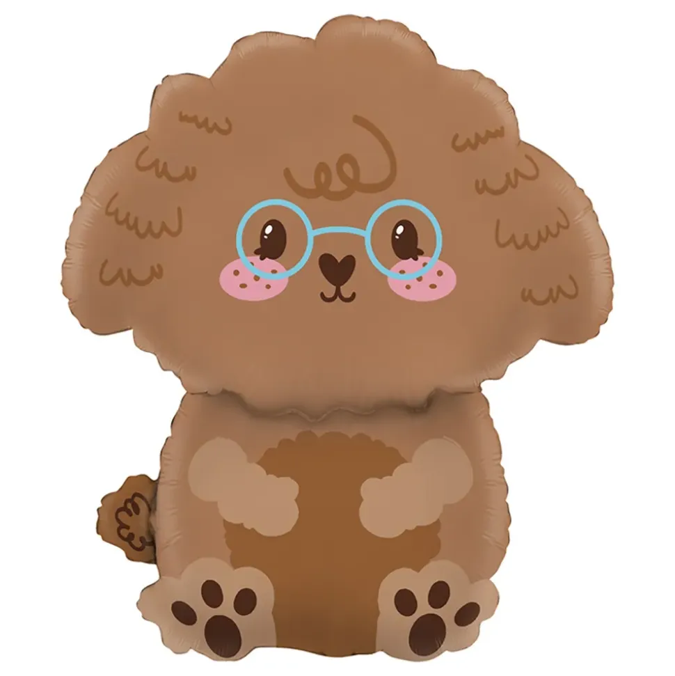 Folieballong Fluffy Hund