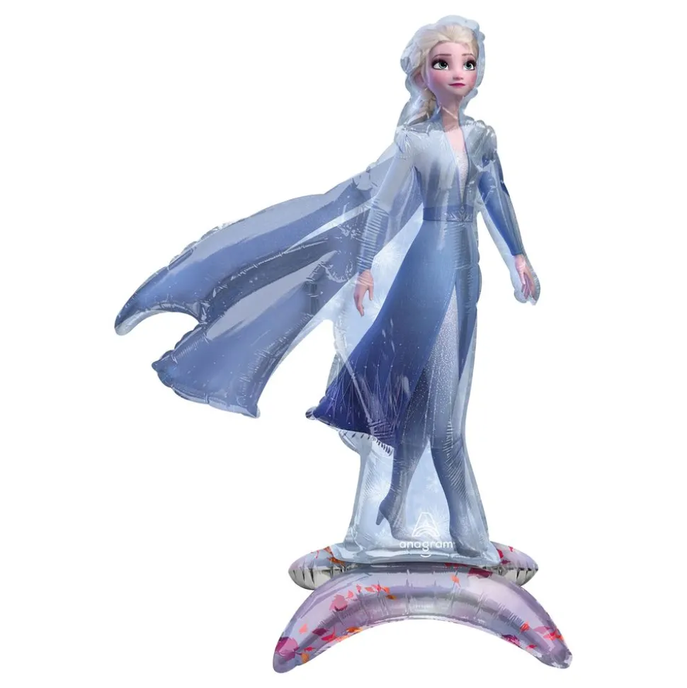 Folieballong Frost/Frozen 2 Elsa på Stativ