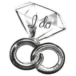 Folieballong Gifteringer I Do