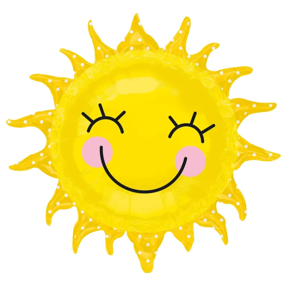 Folieballong Glad Sol Shape