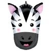 Folieballong Glad Zebra