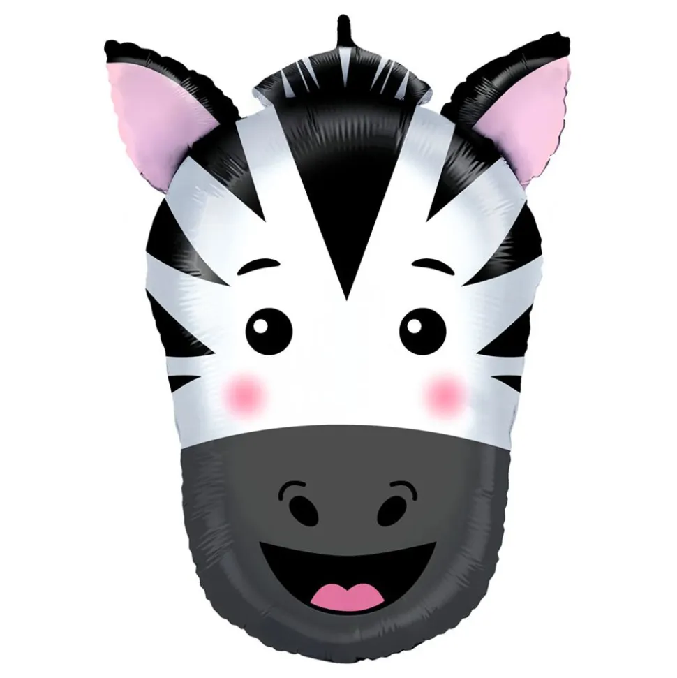 Folieballong Glad Zebra