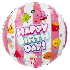 Folieballong Happy Birthday Kawaii