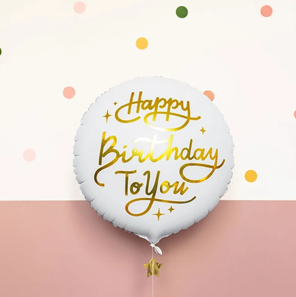 Folieballong Happy Birthday To You