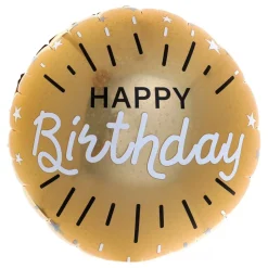 Folieballong Happy Birthday Gull