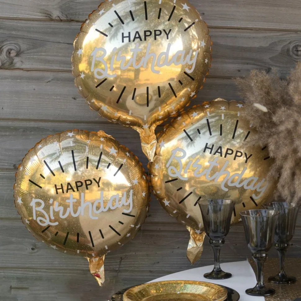 Folieballong Happy Birthday Gull