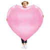 Folieballong Hjerteformet XXL Rosa