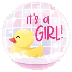Folieballong It's a Girl Badeand