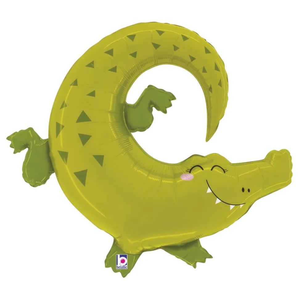 Folieballong Jungel Alligator Shape
