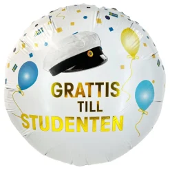 Folieballong Konfetti Student