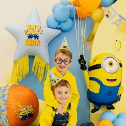 Folieballong Minions Stjerne med Tassles
