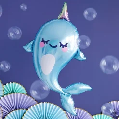 Folieballong Narwhal