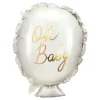 Folieballong Oh Baby Hvit