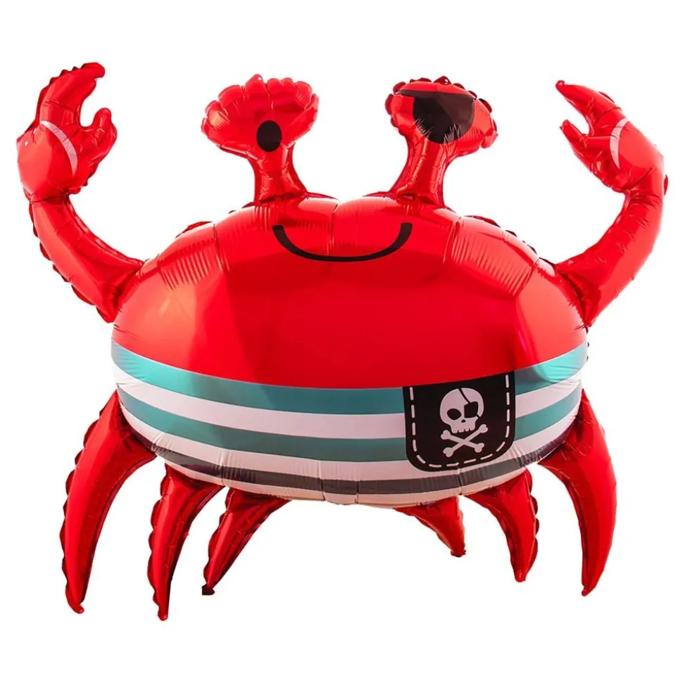 Folieballong Piratkrabbe