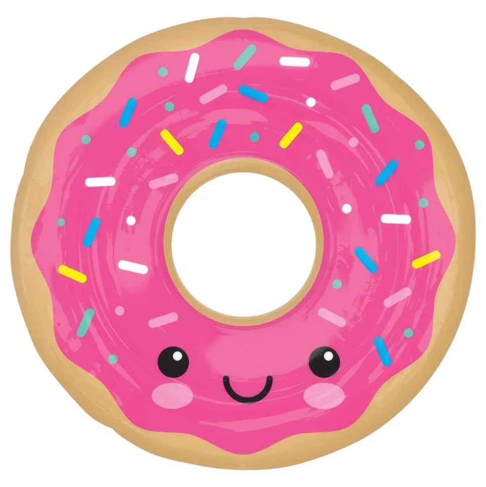 Folieballong Rosa Donut Shape