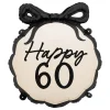 Folieballong Rosett Happy 60