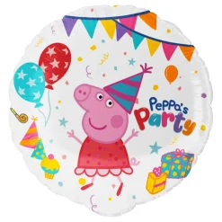Folieballong Rund Greta Gris™ Peppa’s Party