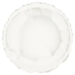 Folieballong Rund Hvit