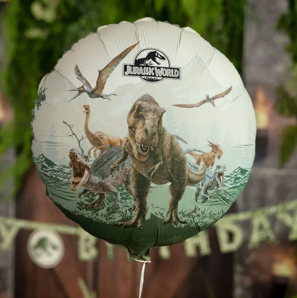 Folieballong Rund Jurassic World