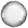 Folieballong Rund Metallisk Sølv