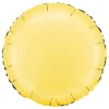 Folieballong Rund Satin Banana Yellow