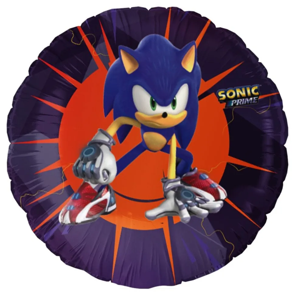 Folieballong Rund Sonic Prime™