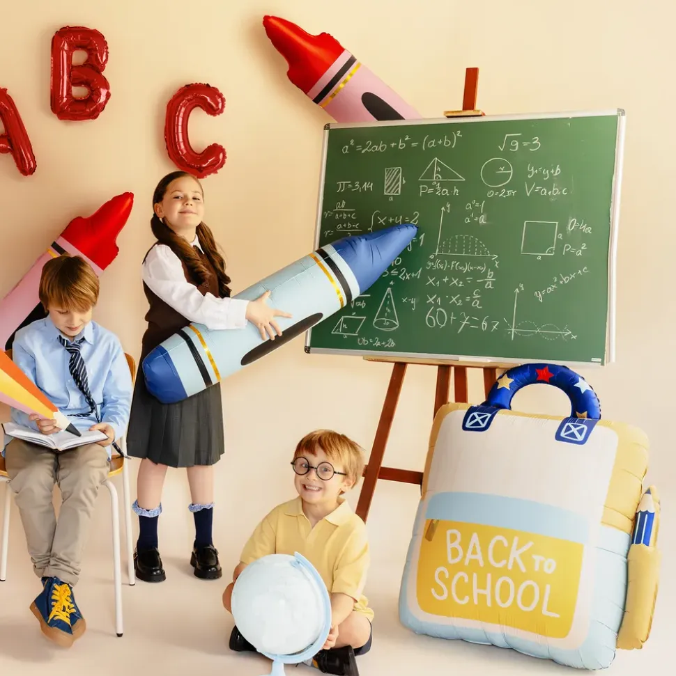 Folieballong Ryggsekk Back to School