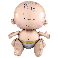 Folieballong Sittende Baby