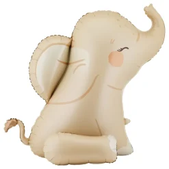 Folieballong Sittende Elefant