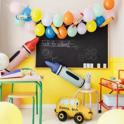 Folieballong Skolebuss