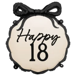 Folieballong Sløyfe Happy 18