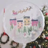 Folieballong Snøkule