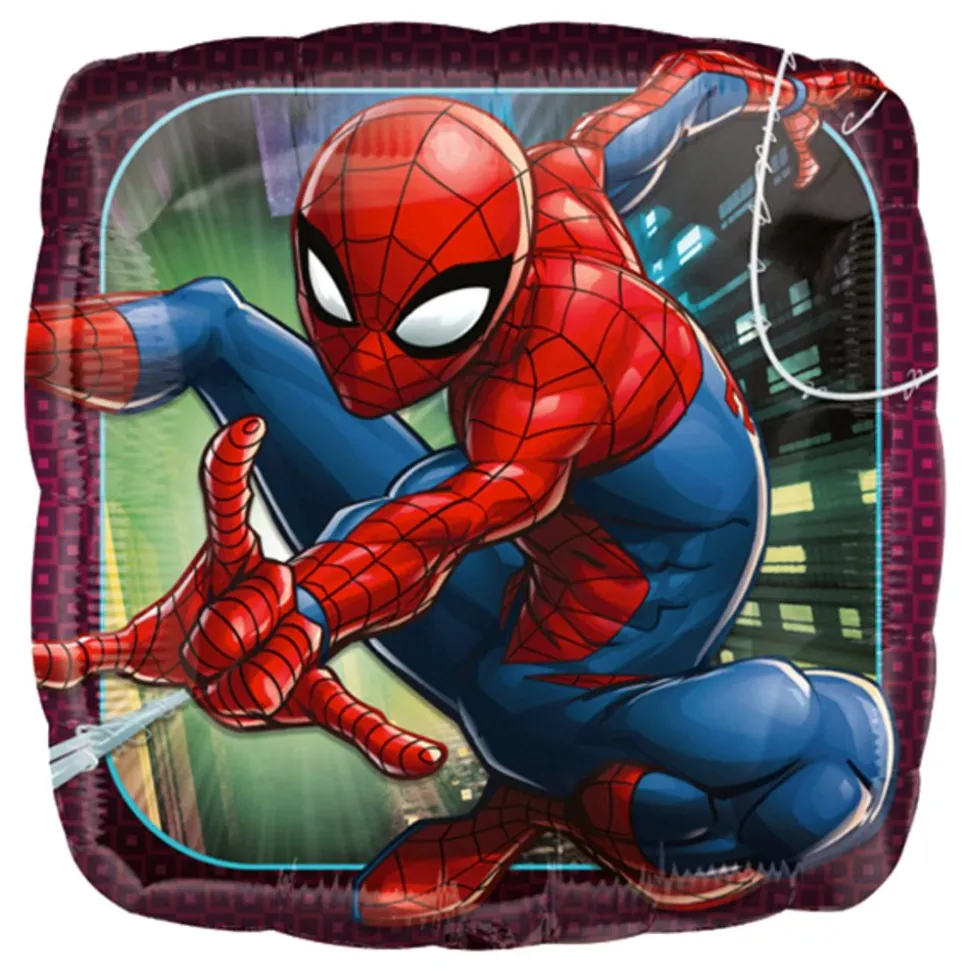 Folieballong Spider-Man Kvadrat