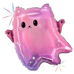 Folieballong Spøkelse Kawaii Katt