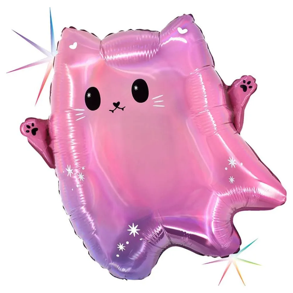 Folieballong Spøkelse Kawaii Katt
