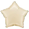 Folieballong Stjerne Satin Cream