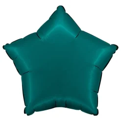 Folieballong Stjerne Satin Emerald Green
