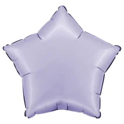 Folieballong Stjerne Satin Lilac