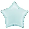 Folieballong Stjerne Satin Pastel Blå