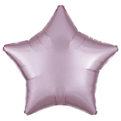 Folieballong Stjerne Silke Rosa