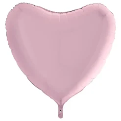 Folieballong Stort Hjerte Rosa