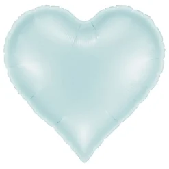 Folieballong Sweetie Heart Satin Pastellblå